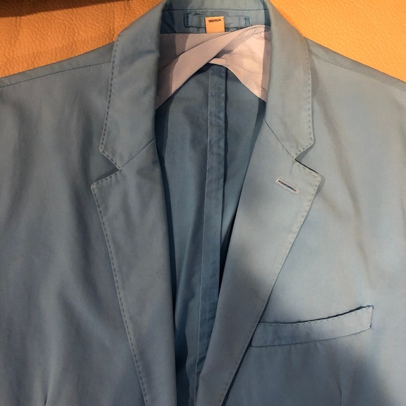 Burberry London Cotton Blazer in Blue - Picture 6 of 8